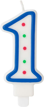 240 Pieces Birthday Candle - Number 1s (Party Cake Topper – Birthday Greeting Candle – Kids & Adults Birthday Party Decor)