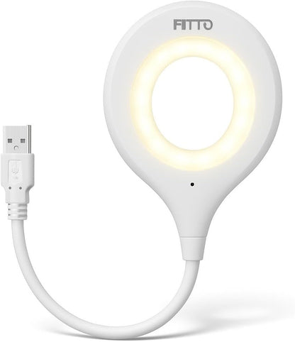 USB LED Table Lamp with Intelligent Voice Control, Adjustable Portable Night Light for Home, Office, Travel, and Camping