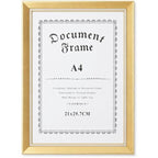 96 Pieces A4 Document Frames (21 x 29.7 cm for Certificates – Diplomas and Photos – Wall or Tabletop Display – Gold and Silver)