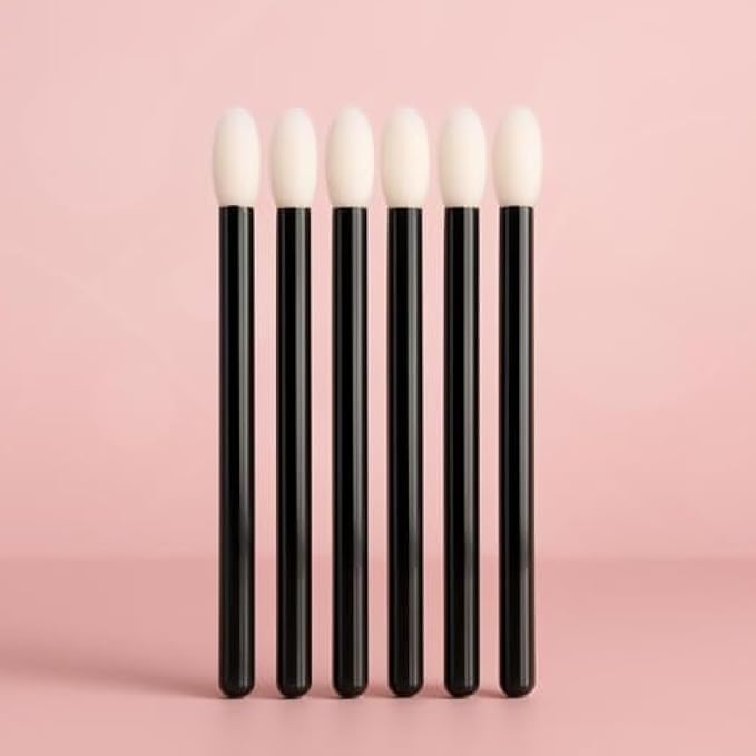 144 Pieces 6-Piece Makeup Brush Sets for Face & Eyes (Soft Synthetic Bristles – Wooden Handles – Foundation Powder Concealer Eyeshadow Brushes)