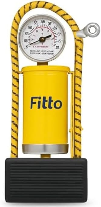 Single Cylinder Yellow Air Foot Pump for Quick Inflation
