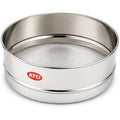 72 Pieces Stainless Steel Atta Strainers (Fine Mesh Flour Sieve for Wheat Flour – Powdered Sugar and Spices – Rust-Resistant – Silver)