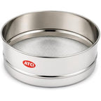 72 Pieces Stainless Steel Atta Strainers (Fine Mesh Flour Sieve for Wheat Flour – Powdered Sugar and Spices – Rust-Resistant – Silver)