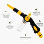 96 Pieces High Pressure Water Spray Guns with Foam Bottle (Adjustable Nozzle and Ergonomic Grip for Cleaning and Gardening)