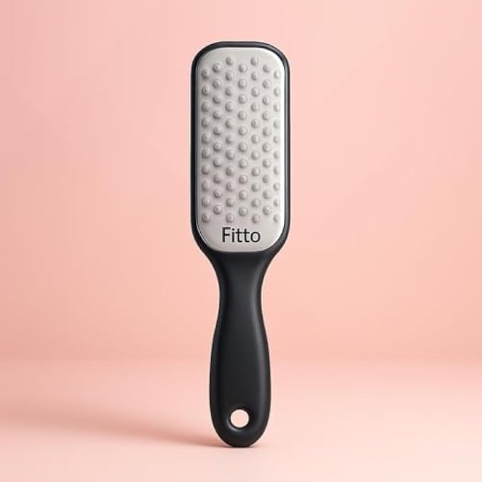 Stainless Steel Foot File Black – Callus Remover Pedicure Rasp Dead Skin Remover
