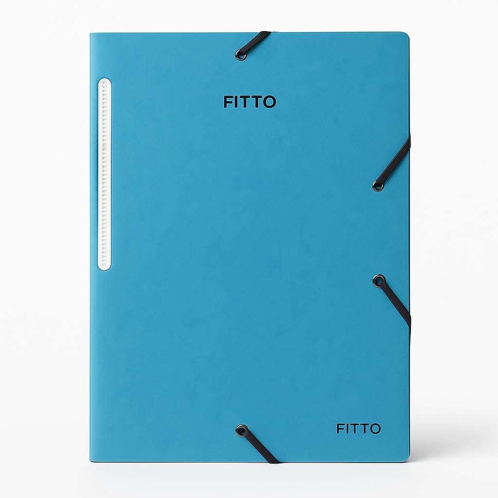 96 Pieces Card Board Folder A4s (34x26cm Blue)