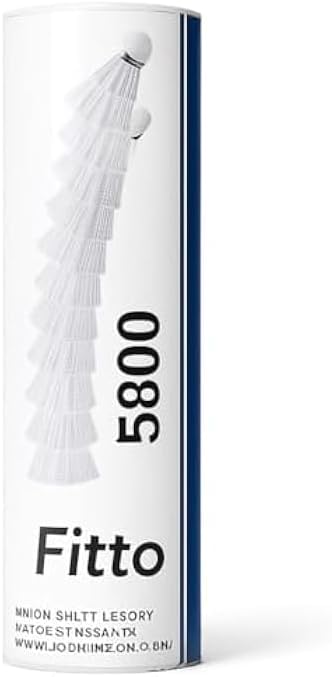 96 Pieces Nylon Shuttle Cock - White - Pack of 12 - Durable Badminton Birdies