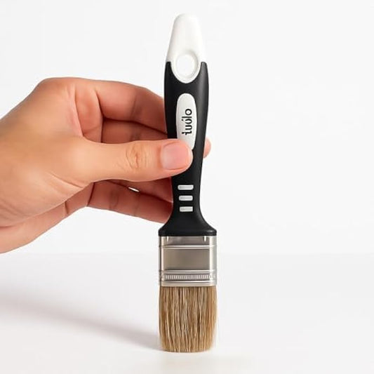 1 Inch Paint Brush Assorted Colors - Flat Paintbrush for Acrylic, Oil, Watercolor, Crafts & DIY Touch-Up