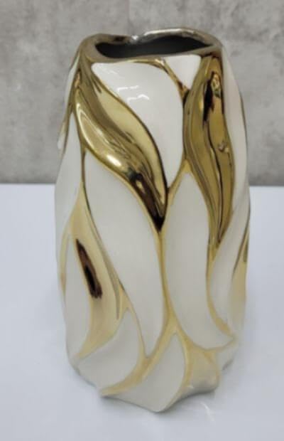 Contemporary Ceramic Flower Vase 9x21cm Home Decor Accent