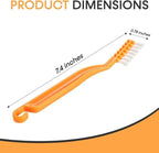 144 Pieces Multifunctional Triangle Gap Brushes (Ergonomic Design – White)