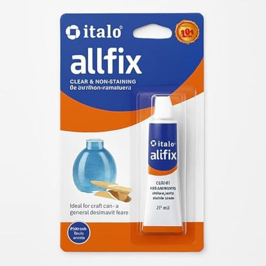 Clear Non-Staining All-Purpose Adhesive - Transparent Multi-Surface Glue for Crafts, Fabric, Paper & Wood