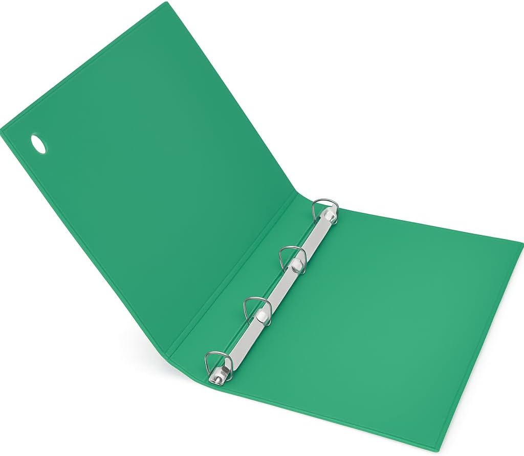120 Pieces Level File 1 Pieces with 4 Holes (34cm x 25cm – Green for Home and Office Use)