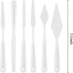 144 Pieces Painting Spatula Set 6 Pieces (190mm x 15mm – Art Palette Knives for Acrylic – Oil – and Watercolor Painting)