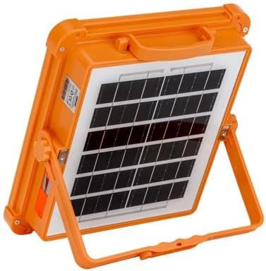 72 Pieces Rechargeable LED Works with Solar Panel (Portable Outdoor Floodlight with USB Charging & Waterproof Design – Adjustable Brightness for Camping – Emergency – Garage – and Job Site Lighting)