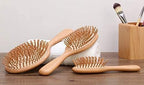 120 Pieces Wet Hair Brush Bamboo Detangling Brushes (Natural Wooden Paddle – Organic Hairbrush for Women – Men & Kids – Gentle on Hair & Scalp – Reduces Breakage & Tangles – Eco-Friendly – Durable Design)