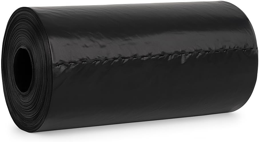 120 Pieces 30-Pack Heavy Duties (10 Gallon Black Garbage Bags – 54x60cm – Puncture and Leak-Resistant Kitchen Trash Bags for Waste Containment – Strong and Durable)