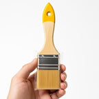 120 Pieces 2 Inch Paint Brush Wooden Handles (Flat Paintbrush for Trim & Edges – Interior & Exterior Painting – DIY House – Latex & Oil Paint)