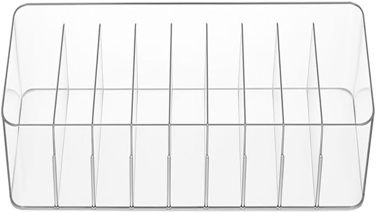 120 Pieces Large Transparent Data Cable Storage Boxes (Adjustable Compartments)