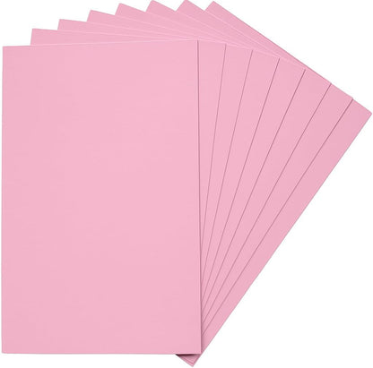 EVA Sponge Sticker 10 Pack A4 Light Pink 21cm x 29.7cm for Crafts and DIY Projects