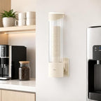 72 Pieces Wall Mounted Paper Cup Dispensers (Transparent Tube Cup Holder with Easy Cup Access for Kitchen – Pantry – Office and Cafe Use)