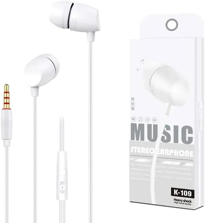 240 Pieces Original HUAWEI Honor Earphone AM115s (Wired Half In-ear – 3.5mm Jack – Microphone Volume Control – For Huawei P10 P20 Lite)