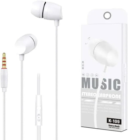 Original HUAWEI Honor Earphone AM115, Wired Half In-ear, 3.5mm Jack, Microphone Volume Control, For Huawei P10 P20 Lite