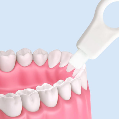 Tooth Cleaning Brush – PP + Sponge – 3-Pack – White