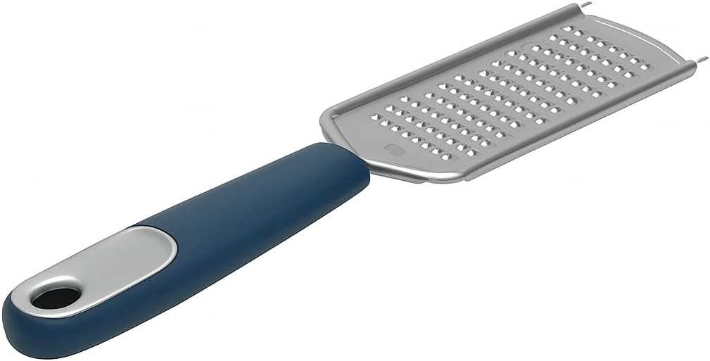 120 Pieces Cheese Graters with Grey Plastic Handle - Large Razor Sharp Stainless Steel Blades for Grating Cheeses (Shredding Cabbage – and Zesting Citrus Fruits with Comfortable Non-Slip Grip)