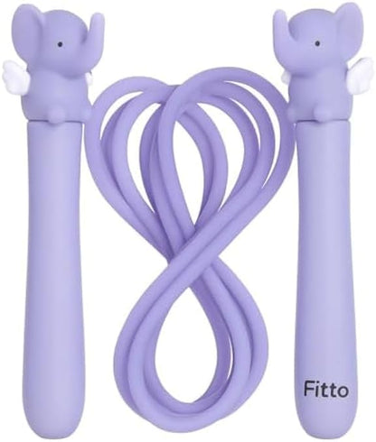 Adjustable Purple Skipping Rope for Kids - Perfect for Jump Rope Fun and Fitness