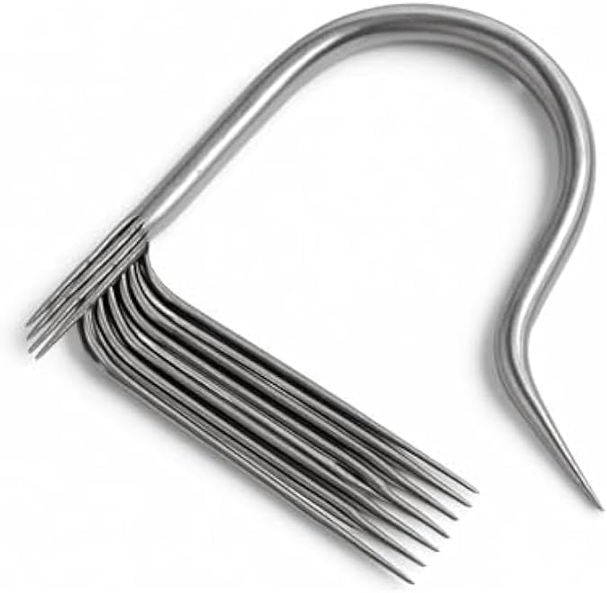 Metal U Clamp Pack of 6 - Steel U-Bolt Pipe Clamp for Conduit Tubing Exhaust and Cable Securing