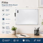 96 Pieces Magnetic Whiteboards (30 x 20 cm Reusable Dry-Erase Board with Marker and 2 Magnets for Home – School and Office)