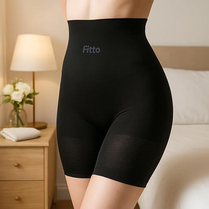 High Waist Hip Lift Body Shaper - Black
