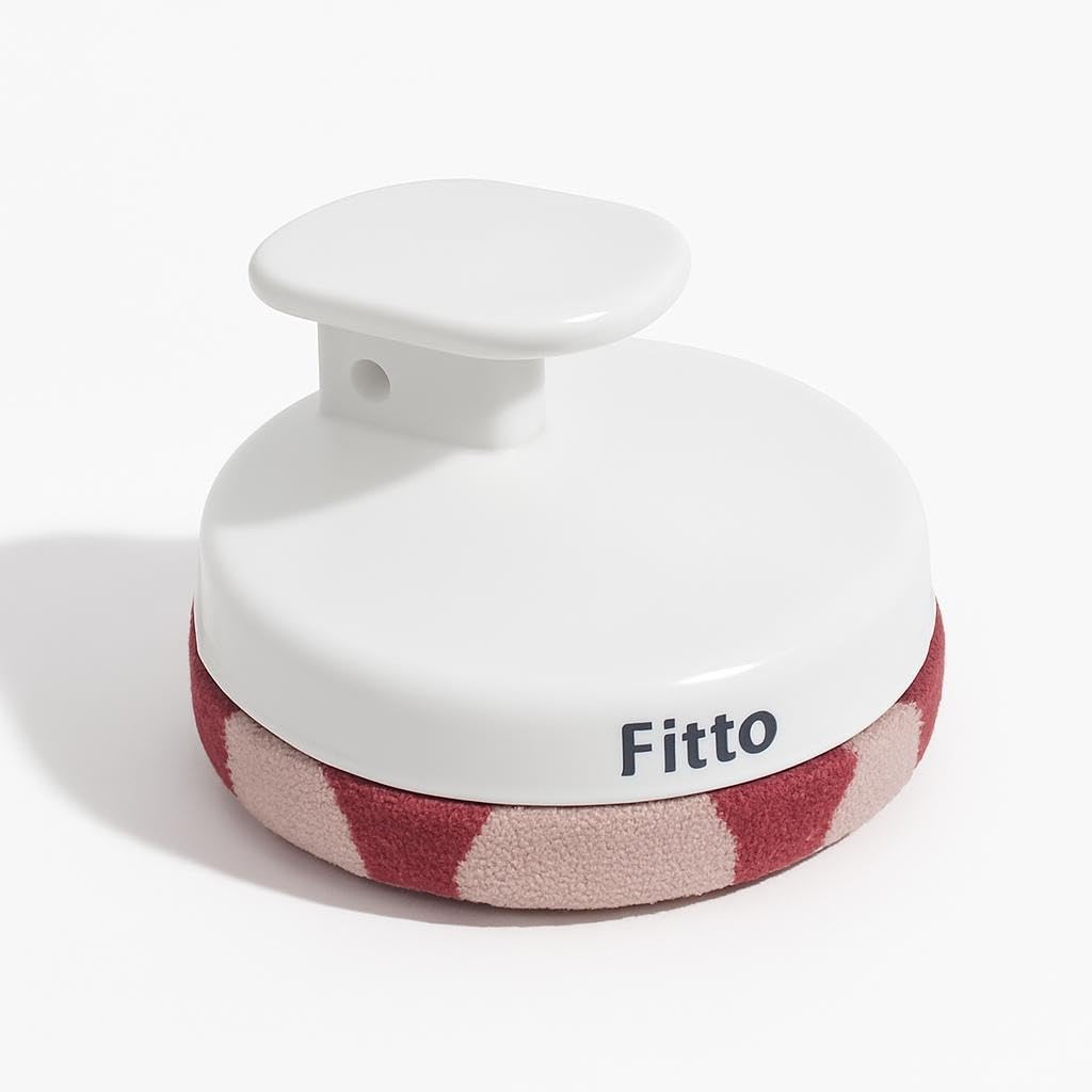 Handheld Scrubber Brush with Medium Sand Bath Cloth