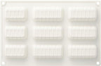 120 Pieces 3D Silicone Cake Molds (8-Hole Wave Shape Baking Molds – 100% Food-Grade Non-Stick Silicone for Cakes – Mousse – Chocolates – Heat-Resistant – Foldable – Easy to Clean – FDA Approved)