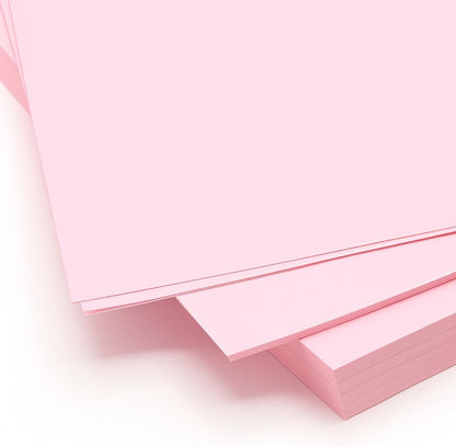 A4 Light Pink Chart Paper for Crafts, Art Projects, and School Use, 1 PC