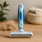 96 Pieces Pet Brushes for Dogs & Cats - Blue Grooming & Deshedding Brush (15.5 x 11 cm - Handheld Hair Remover for Small to Medium Pets)