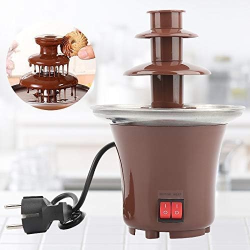 Three Layer Chocolate Fountain – Melting Machine with Heating Function, Chocolate Fondue Tempering Machine for Party & Household Use