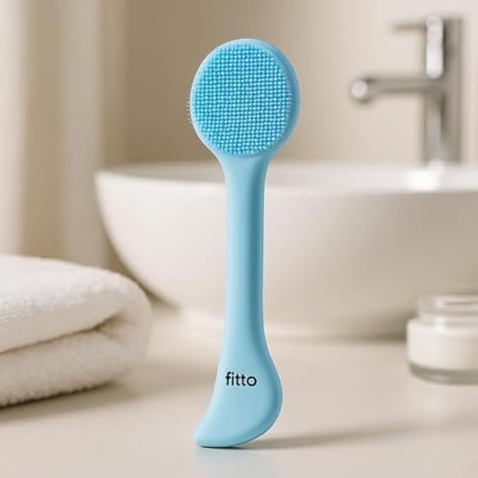 120 Pieces Silicone Face Cleansing Brush -s (Gentle Facial Cleansing & Exfoliating Brush for All Skin Types – Washable Soft Face Brush)