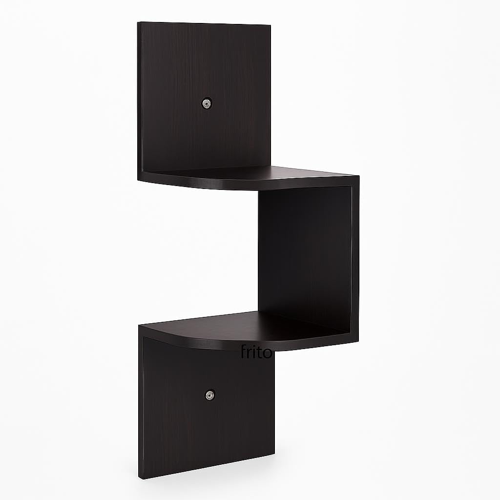 72 Pieces Wall Shelf Corner 2 Tiers (19.8X19.8X42.6cm for Home Storage)