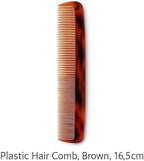 144 Pieces Plastic Hair Comb Browns (16.5cm - Portable Pocket Comb for Men Women – Detangling Fine & Wide Tooth Styling Comb)