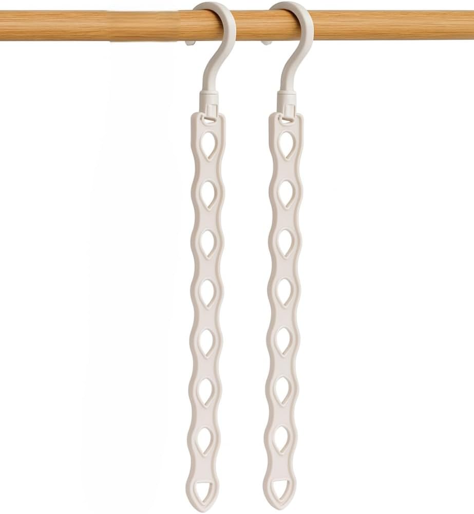 240 Pieces Vertical Clothes Racks (44cm Space-Saving Design – 360° Rotating Hook – PP Material – Set of 2)