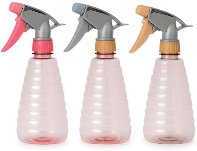 Multipurpose Spray Bottle - Refillable Trigger & Fine Mist Mister, Adjustable Nozzle for Cleaning, Plant Care, Hair, Salon, Gardening, Home Use