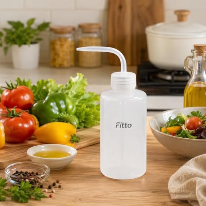 240 Pieces Oil Dispenser Bottles (500 ml – Food-Grade Plastic Squeeze Bottle with Long Curved Spout for Oil – Sauce and Vinegar – Transparent White)