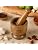 96 Pieces Wooden Mortar & Pestle Sets (Natural Wood Spice Grinder Bowl with Easy-Grip Pestle for Herbs – Spices and Small Ingredients)