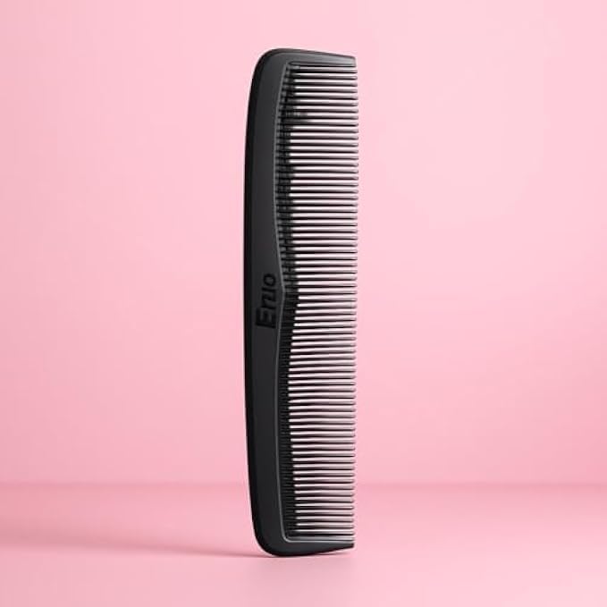 120 Pieces Plastic Hair Combs (17cm Black - Pocket Comb for Men & Women – Detangling – Styling & Travel)
