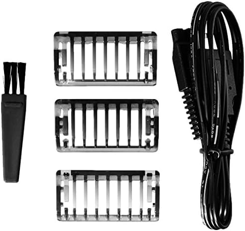 Solo Men's Cordless Shaver, Trimmer, and Edger – Precision Grooming Tool for Face and Body with Dual-Power Technology, 3 steps