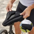 96 Pieces Bicycle Seat Covers (Padded Saddle Cushion with Breathable Mesh – Adjustable Drawstring and Non-Slip Fit for Road – Mountain and Exercise Bikes – Black)