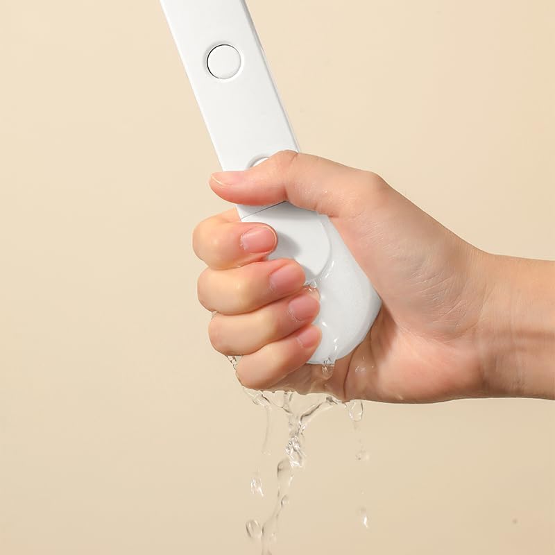 Foldable Cup & Bottle Cleaning Brush – White & Grey - Single Pack