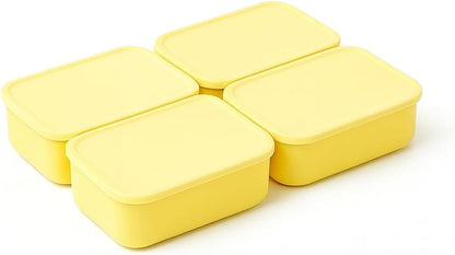 Picnic Food Storage Box – 1000ML Capacity – Yellow – 4 Pack