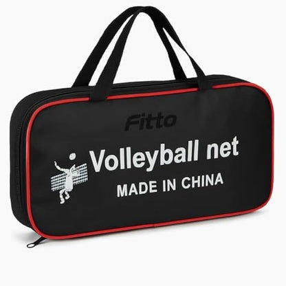Premium Volleyball Net with Carry Bag - Pack of 1 - Durable White Design